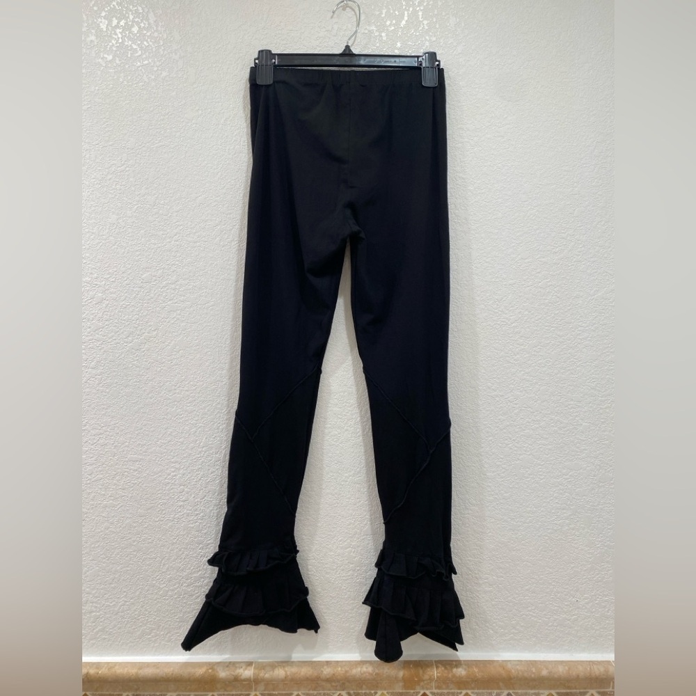 Bodhi tree pants black size S-M 100% cotton made in Nepal - Picture 2 of 4